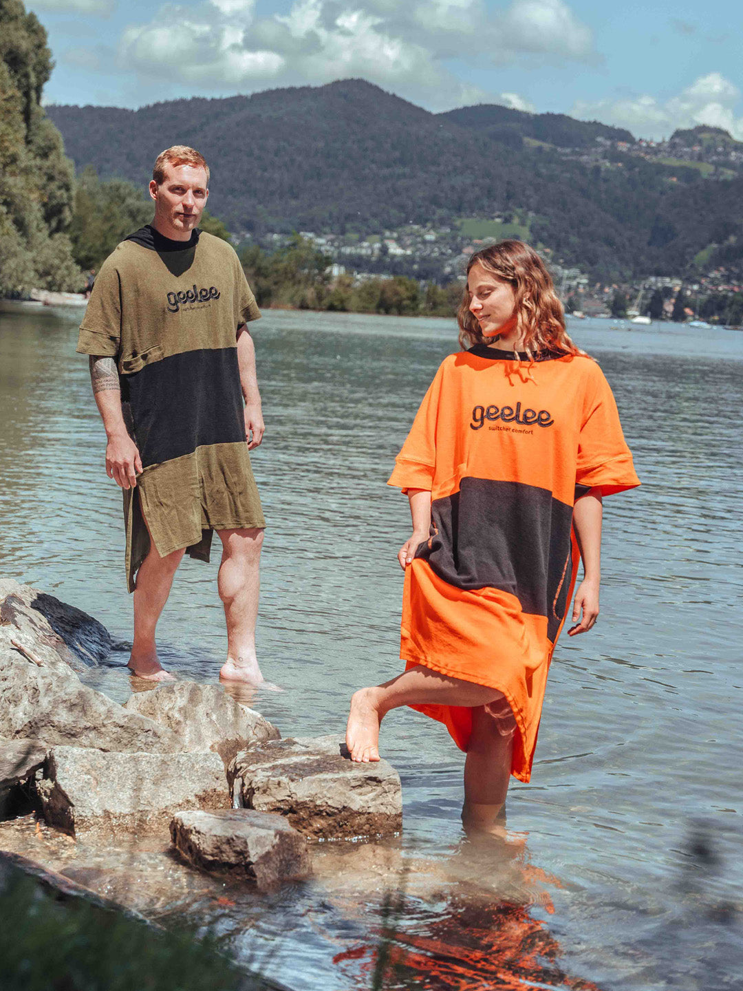Poncho da spiaggia Geelee