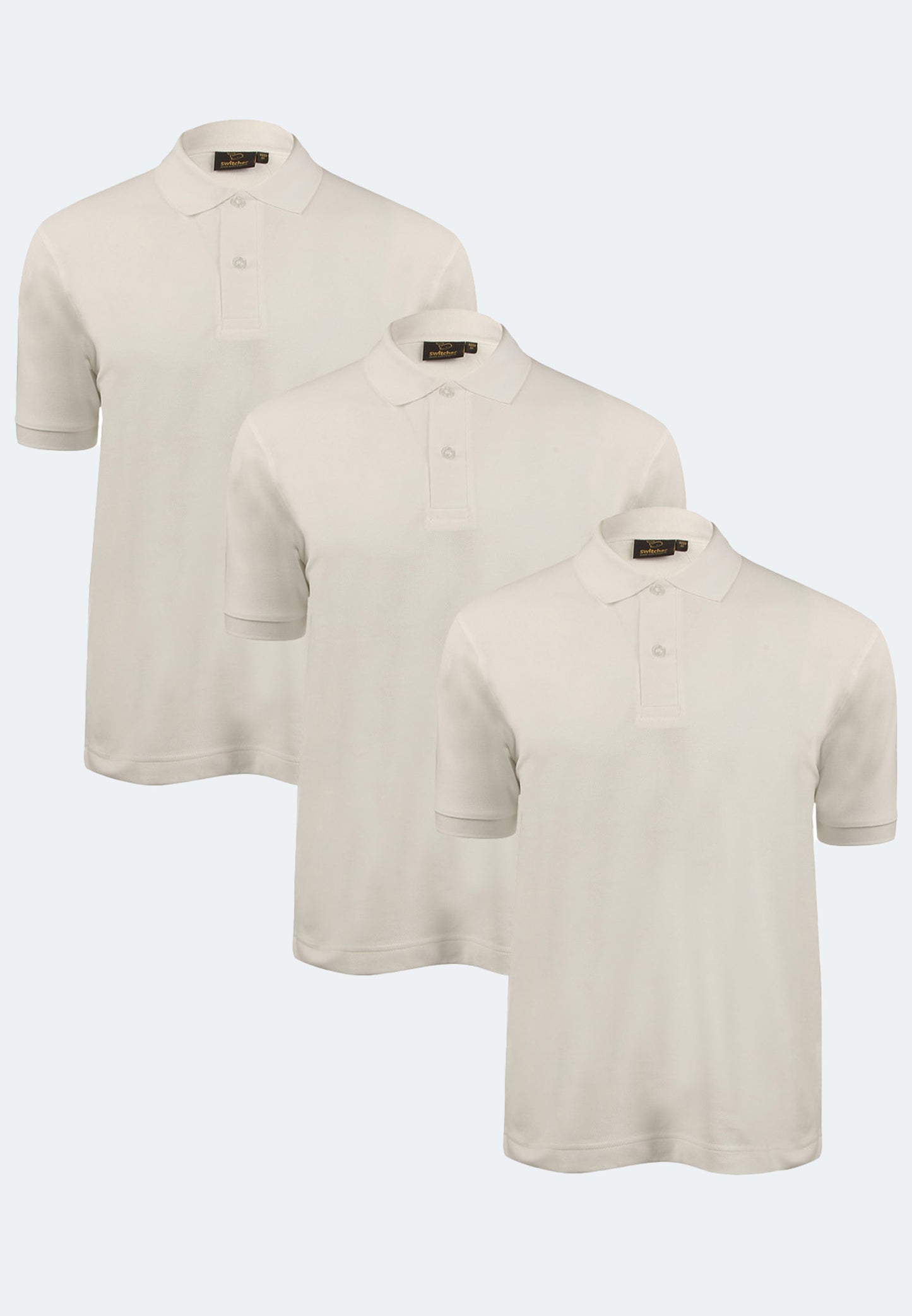 Switcher polo uomo samuel color/1 blanc