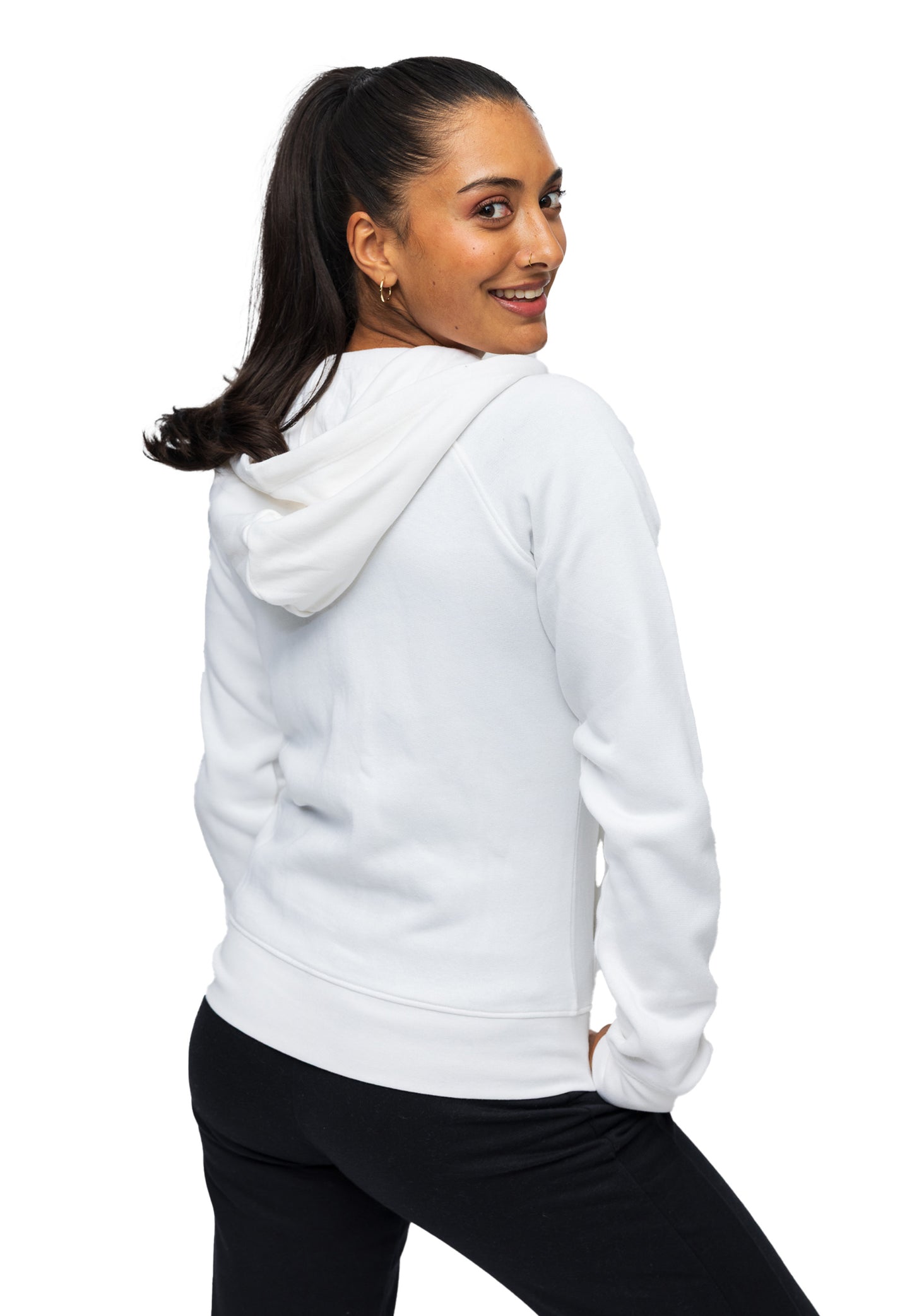 Felpa con cappuccio Switcher Lady arizona colour/1 blanc