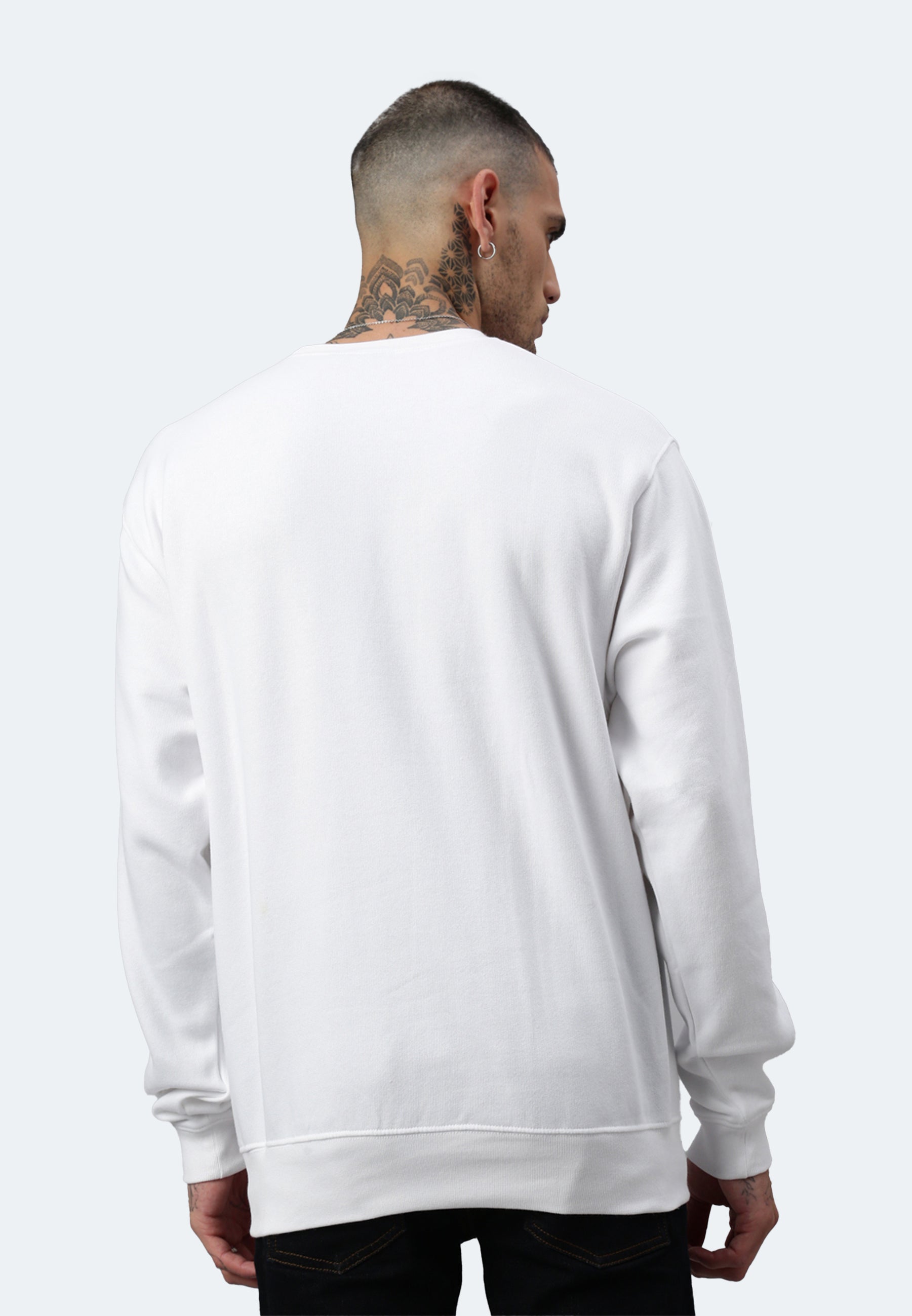 Switcher manica lunga colore balena/bianco
