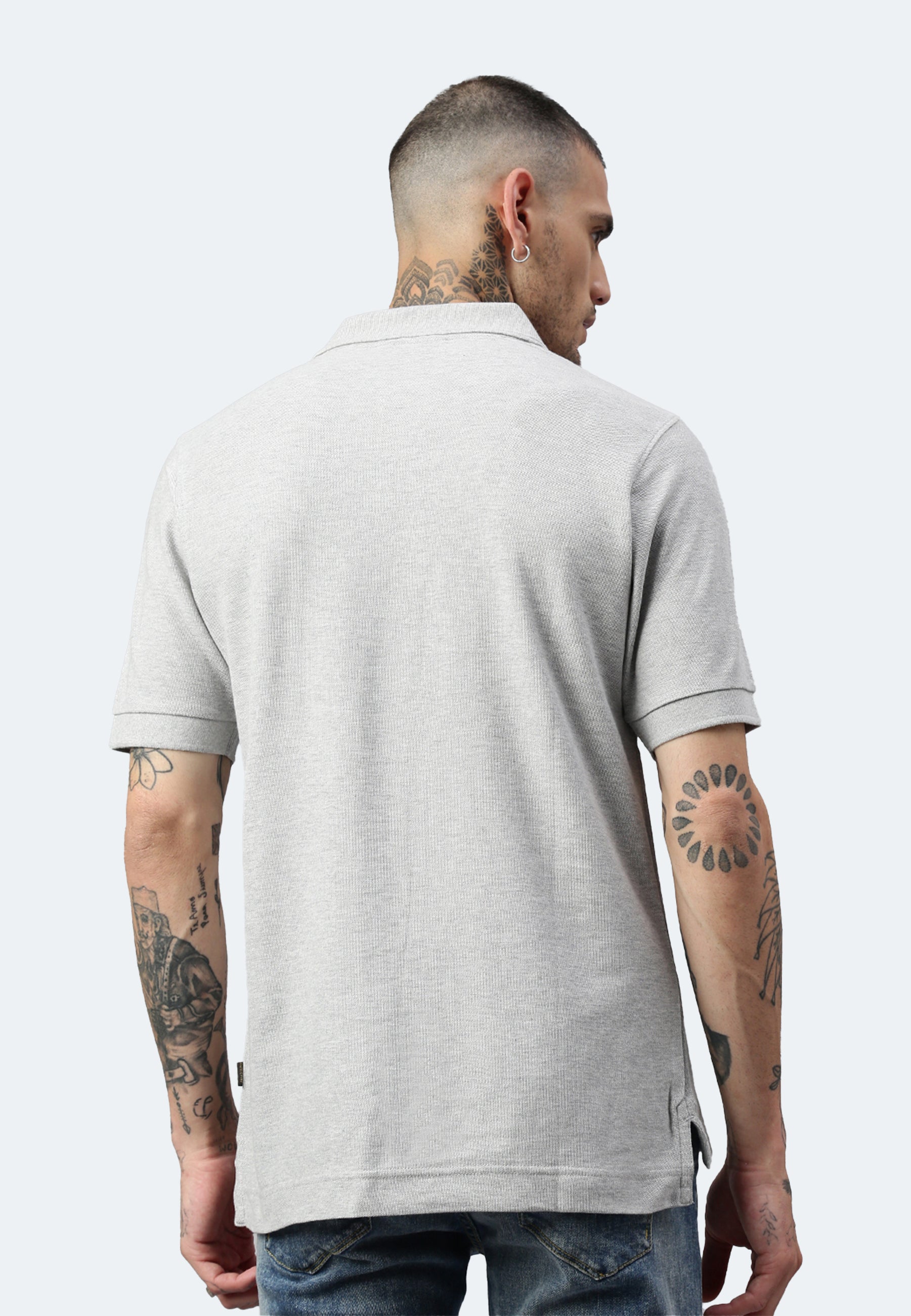 Polo Switcher da uomo john color/gris chine