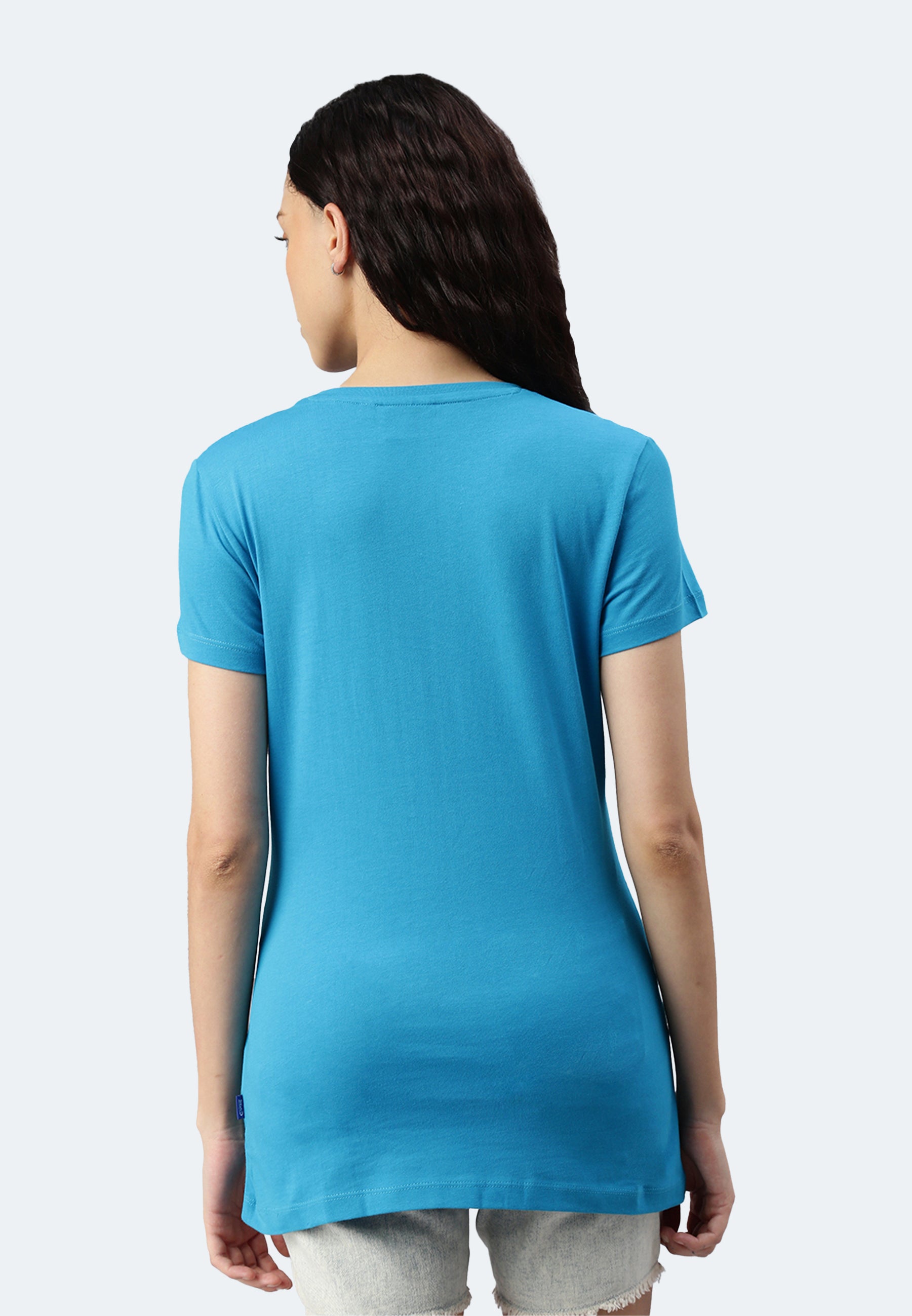 Maglietta donna con scollo a V Balena