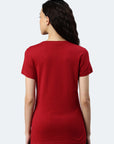 Maglietta donna con scollo a V Balena