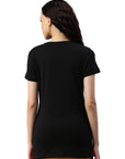 Maglietta donna con scollo a V Balena