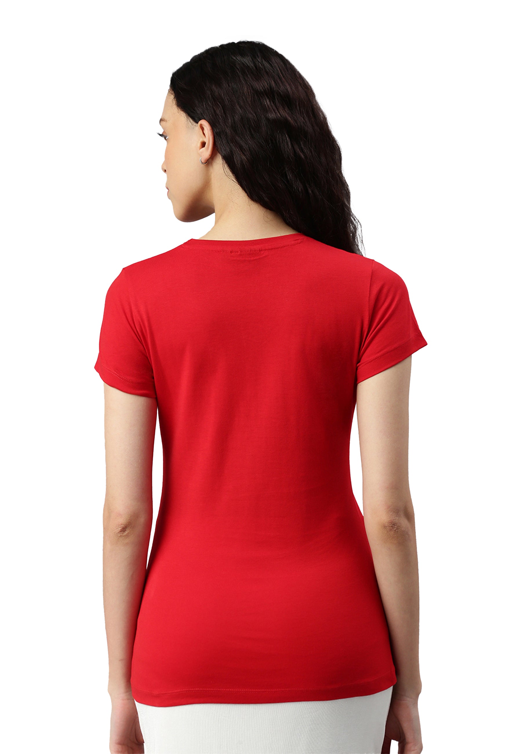 Maglietta donna con scollo a V Balena