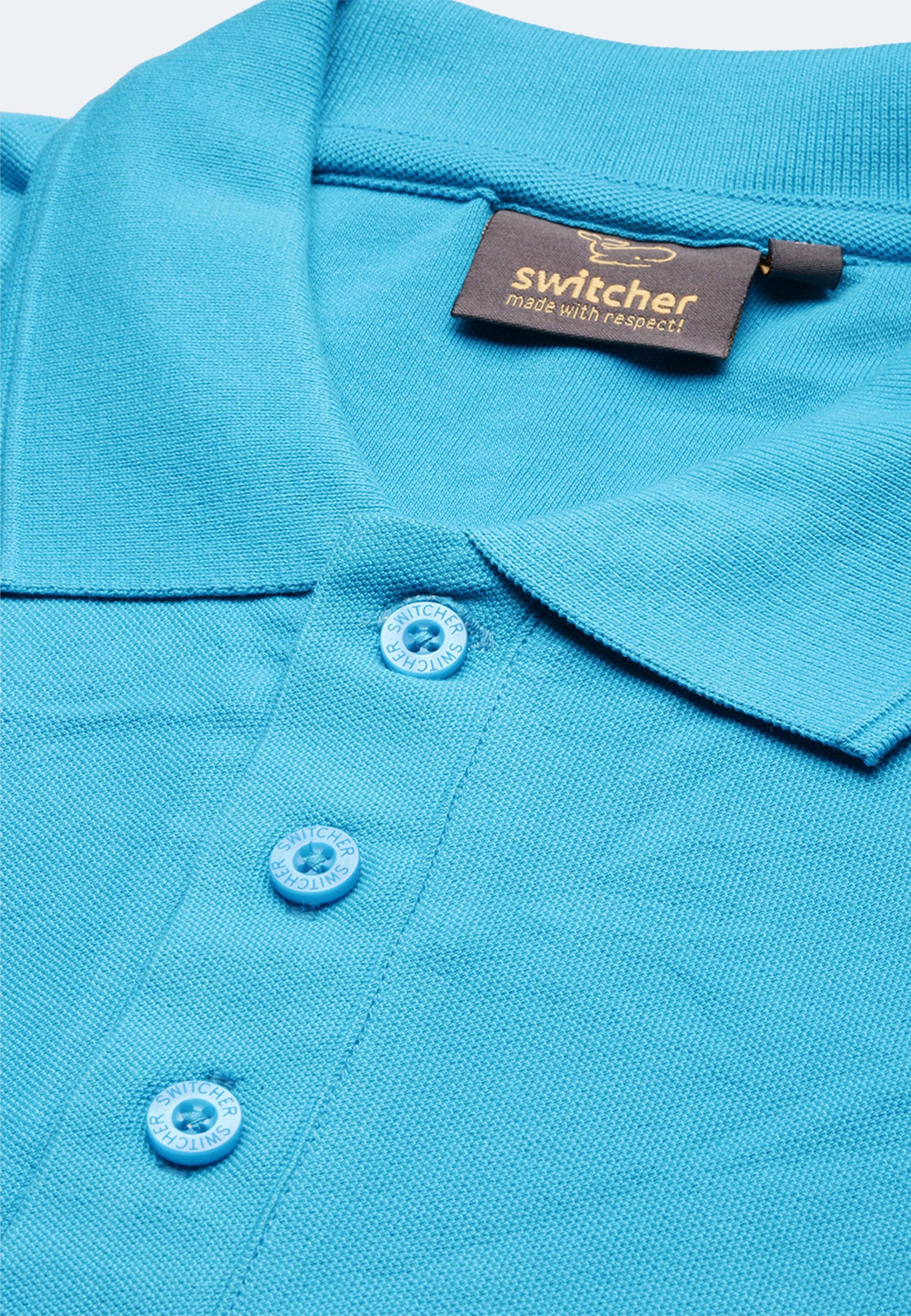 Polo da uomo Switcher color blu baia