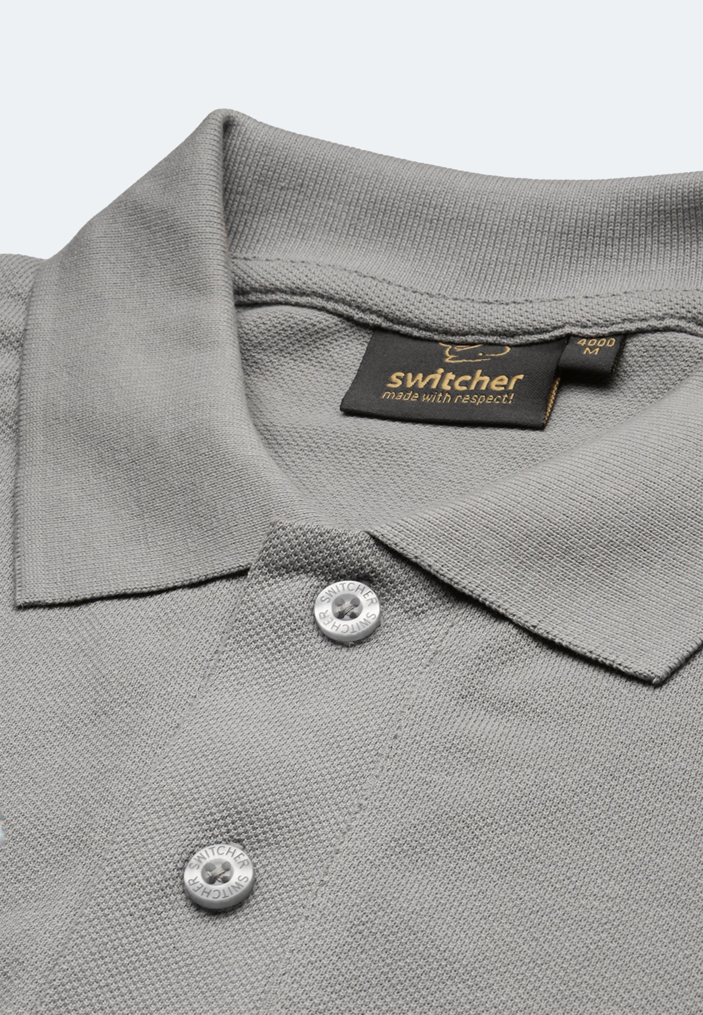 Switcher polo uomo samuel color/402 gris fonce