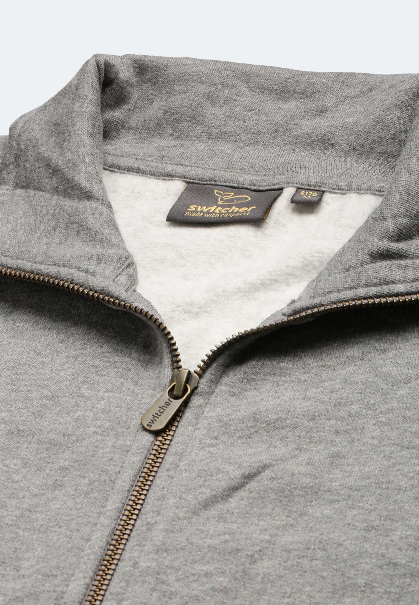Switcher zip-hoodie uomo miami color/672 ebano chine