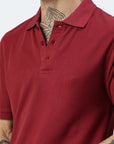 Polo da uomo Switcher colore bordeaux