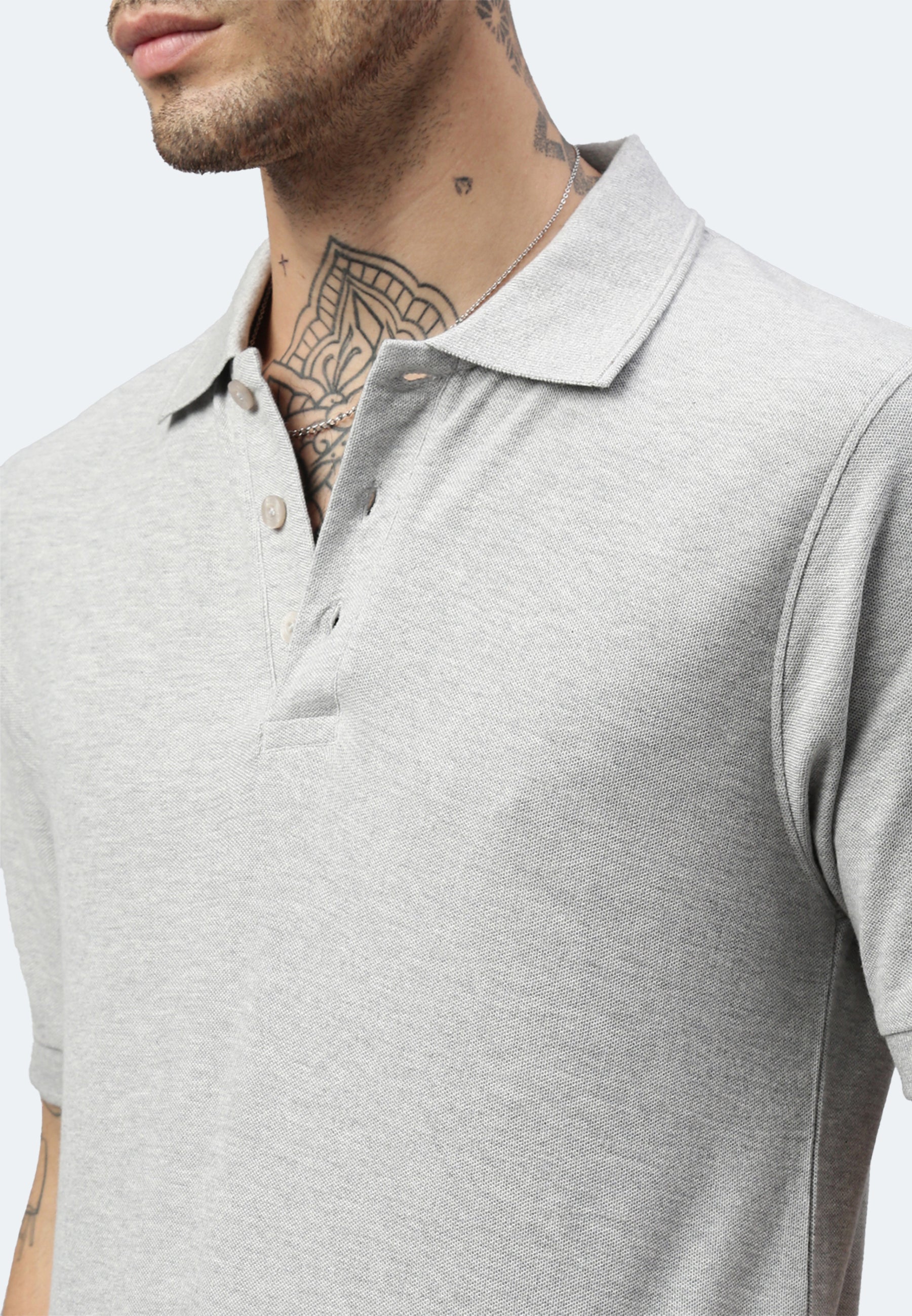Polo Switcher da uomo john color/gris chine