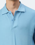 Polo da uomo Switcher Samuel color/blu ghiaccio