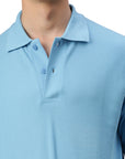 Polo da uomo Switcher Samuel color/blu ghiaccio
