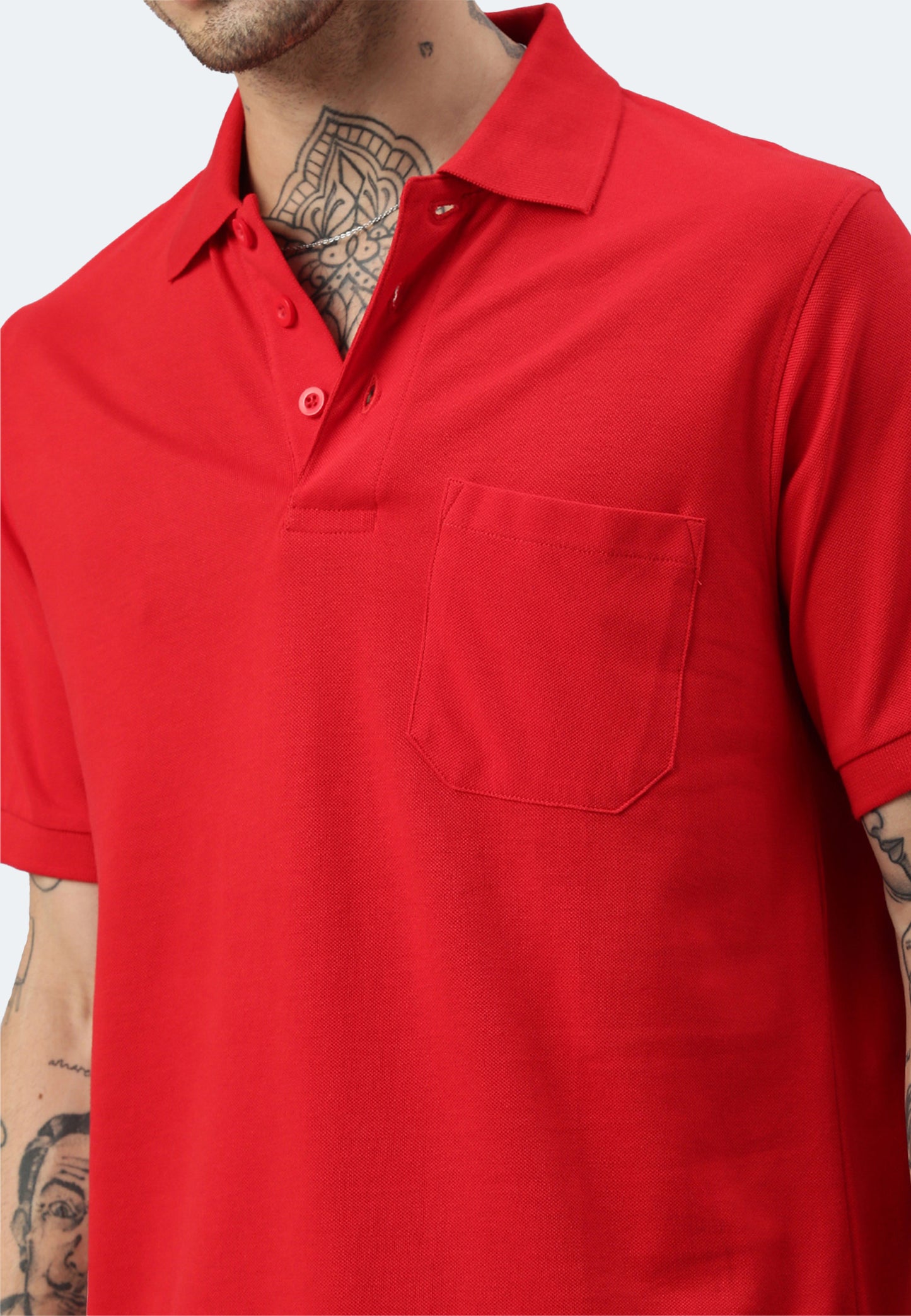 Polo Switcher pocket whale color/10 rouge