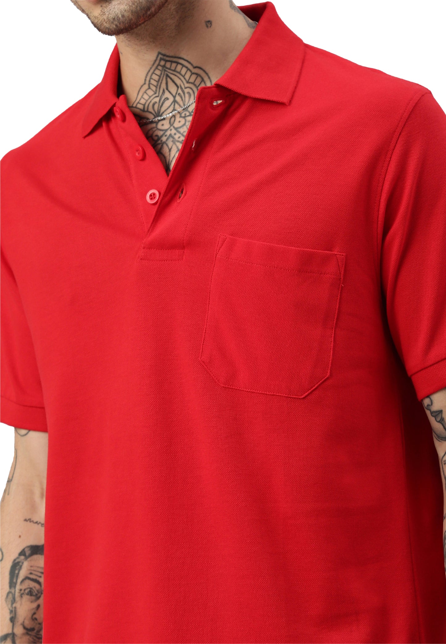 Polo Switcher pocket whale color/10 rouge