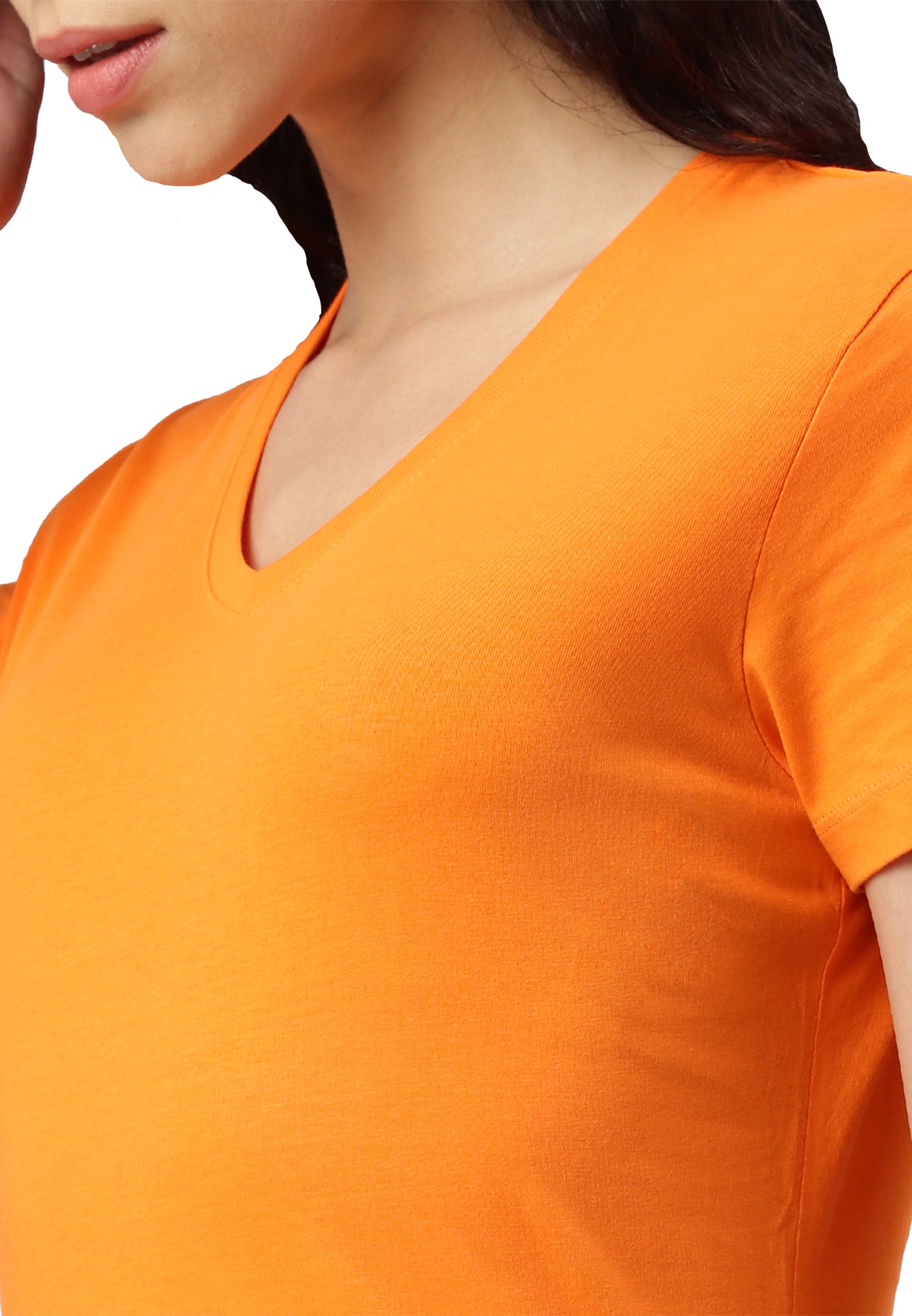 Maglietta donna con scollo a V Balena