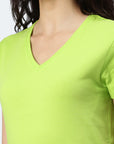Maglietta donna con scollo a V Balena