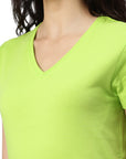 Maglietta donna con scollo a V Balena
