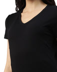 Maglietta donna con scollo a V Balena