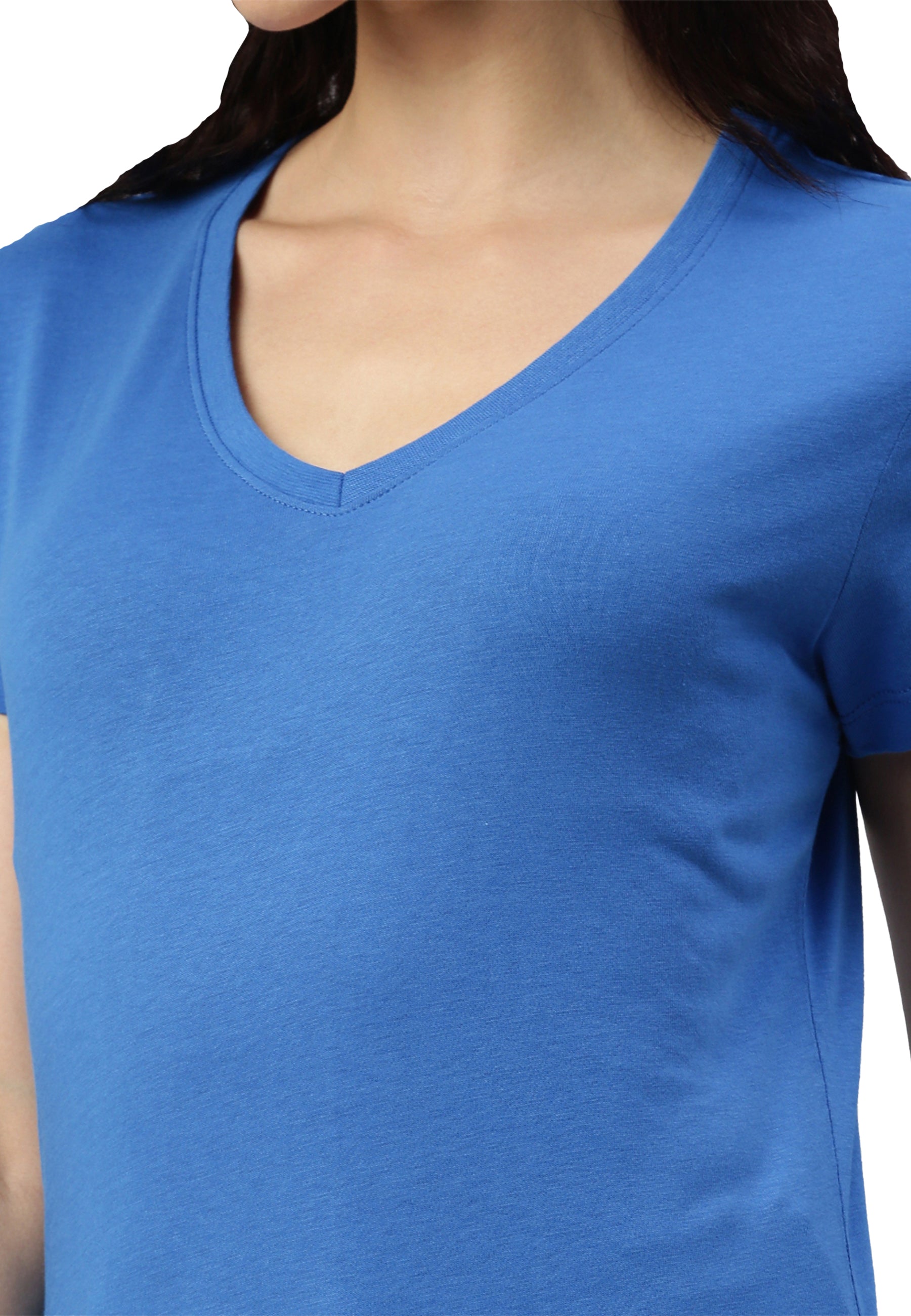 Maglietta donna con scollo a V Balena