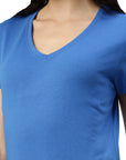 Maglietta donna con scollo a V Balena