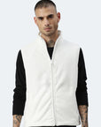 Gilet in pelliccia di fibra Cortina