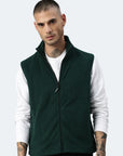 Gilet in pelliccia di fibra Cortina