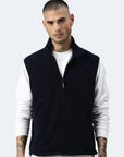 Gilet in pelliccia di fibra Cortina