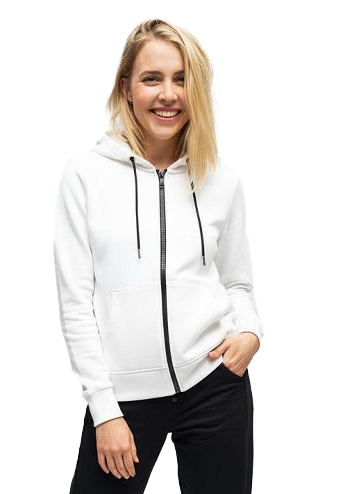Felpa con cappuccio Switcher Lady arizona colour/1 blanc