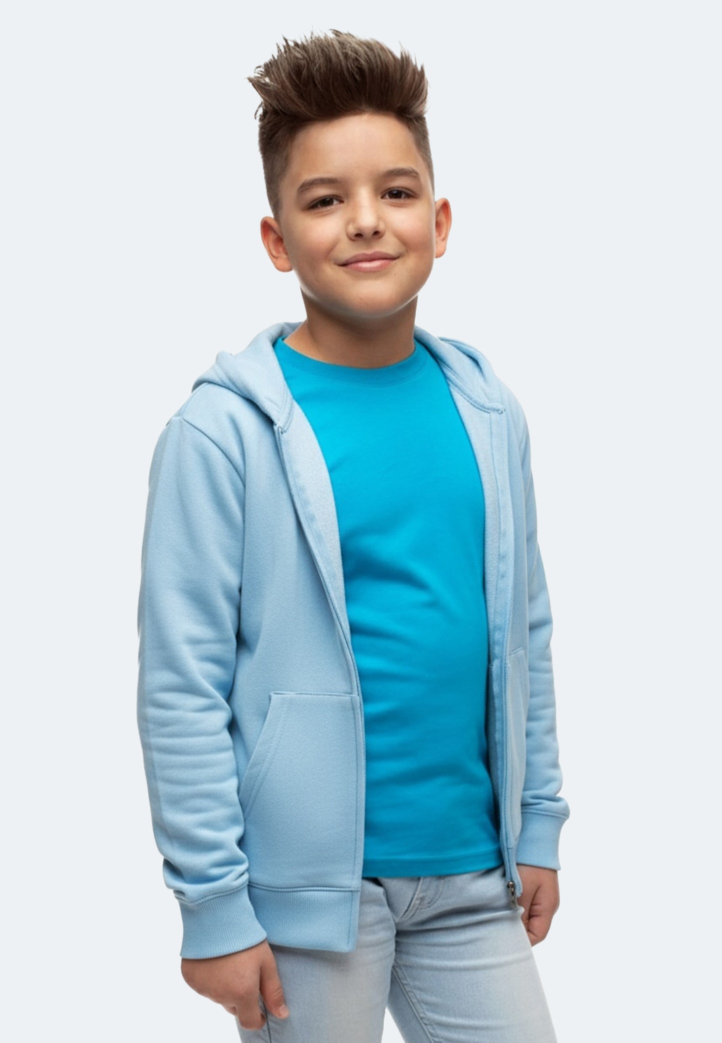 Felpa con cappuccio Switcher da bambino bruce color/205 blue soul