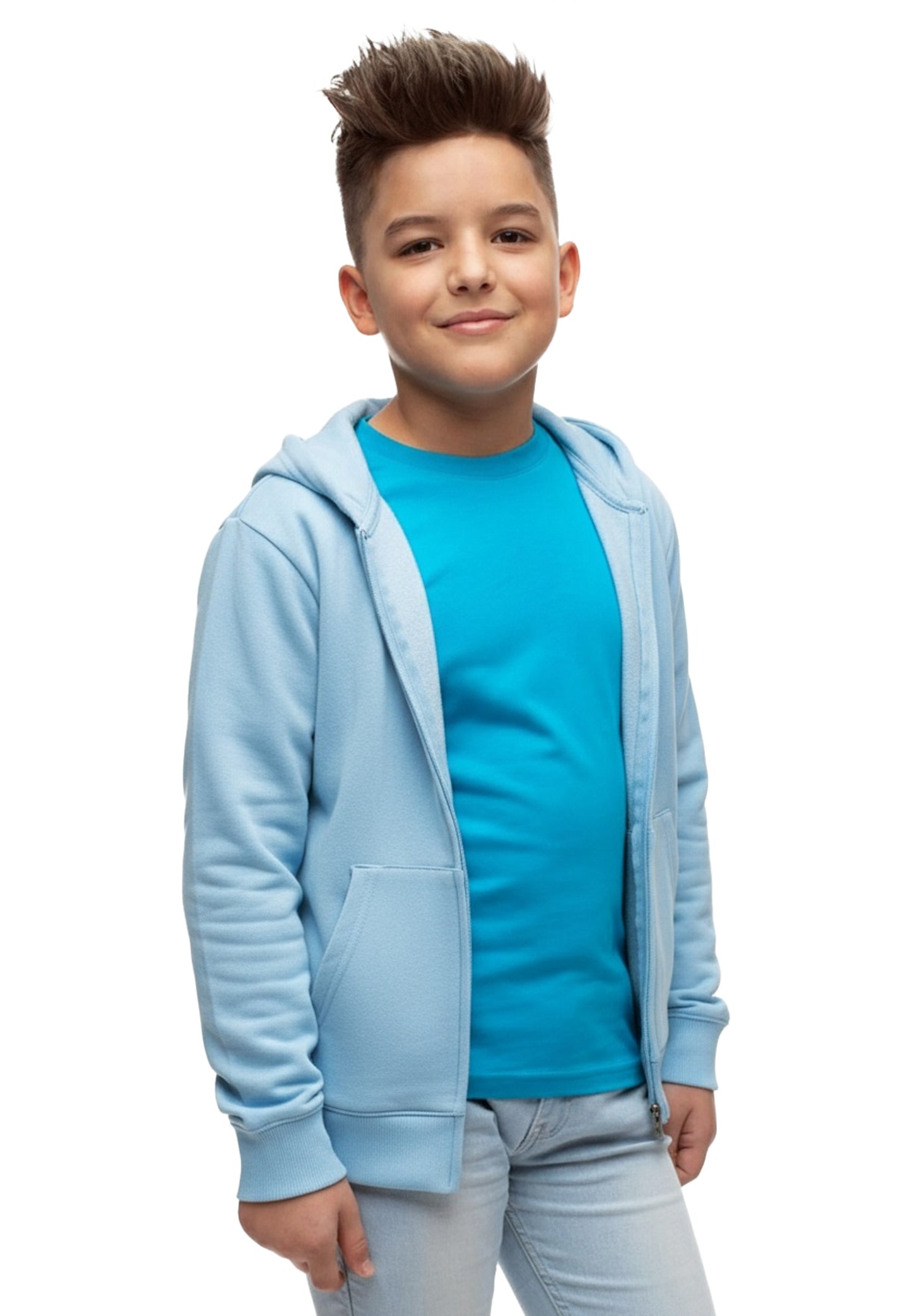 Felpa con cappuccio Switcher da bambino bruce color/205 blue soul