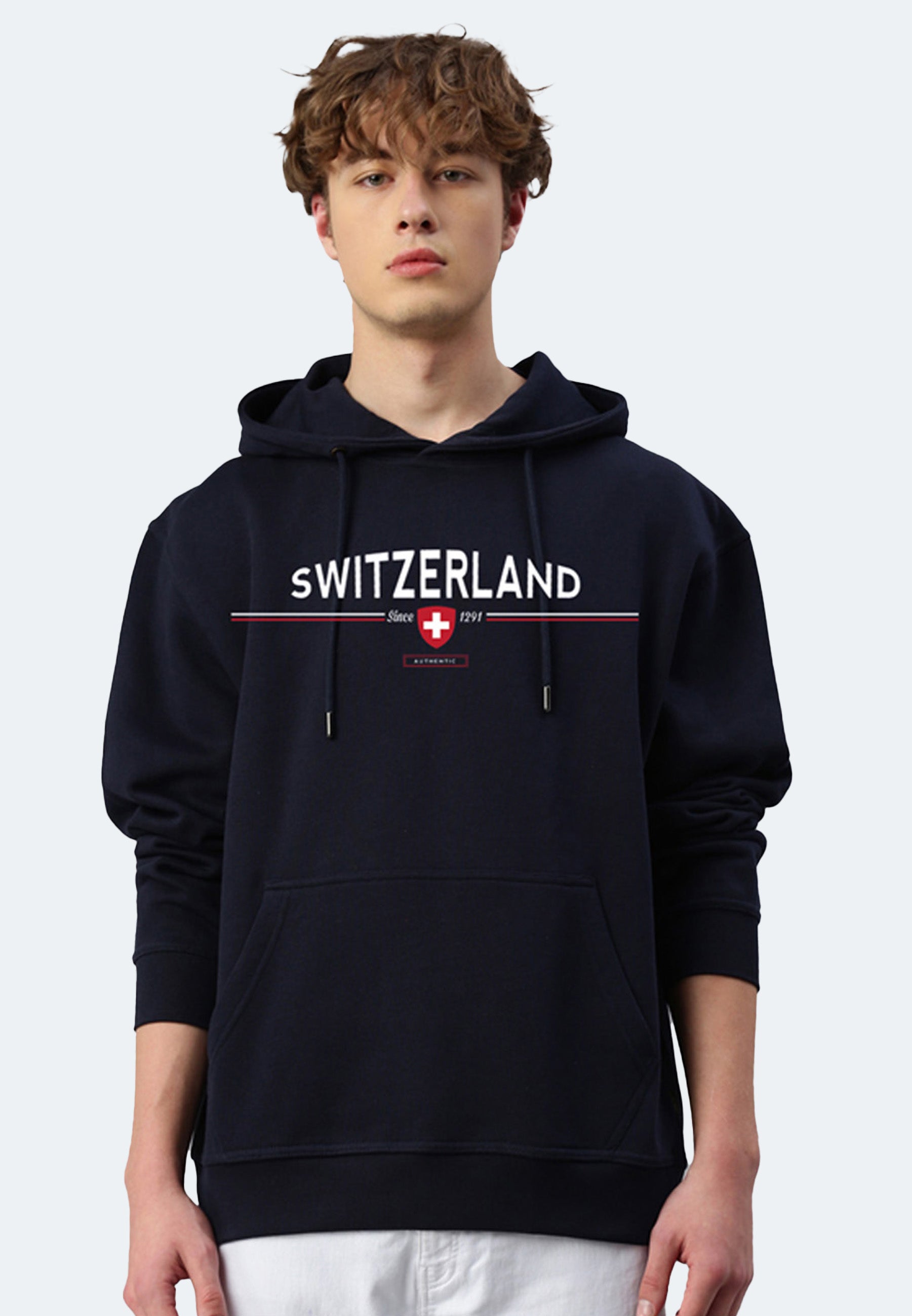 Switcher hoodie uomo Svizzera Premium colore/20 navy