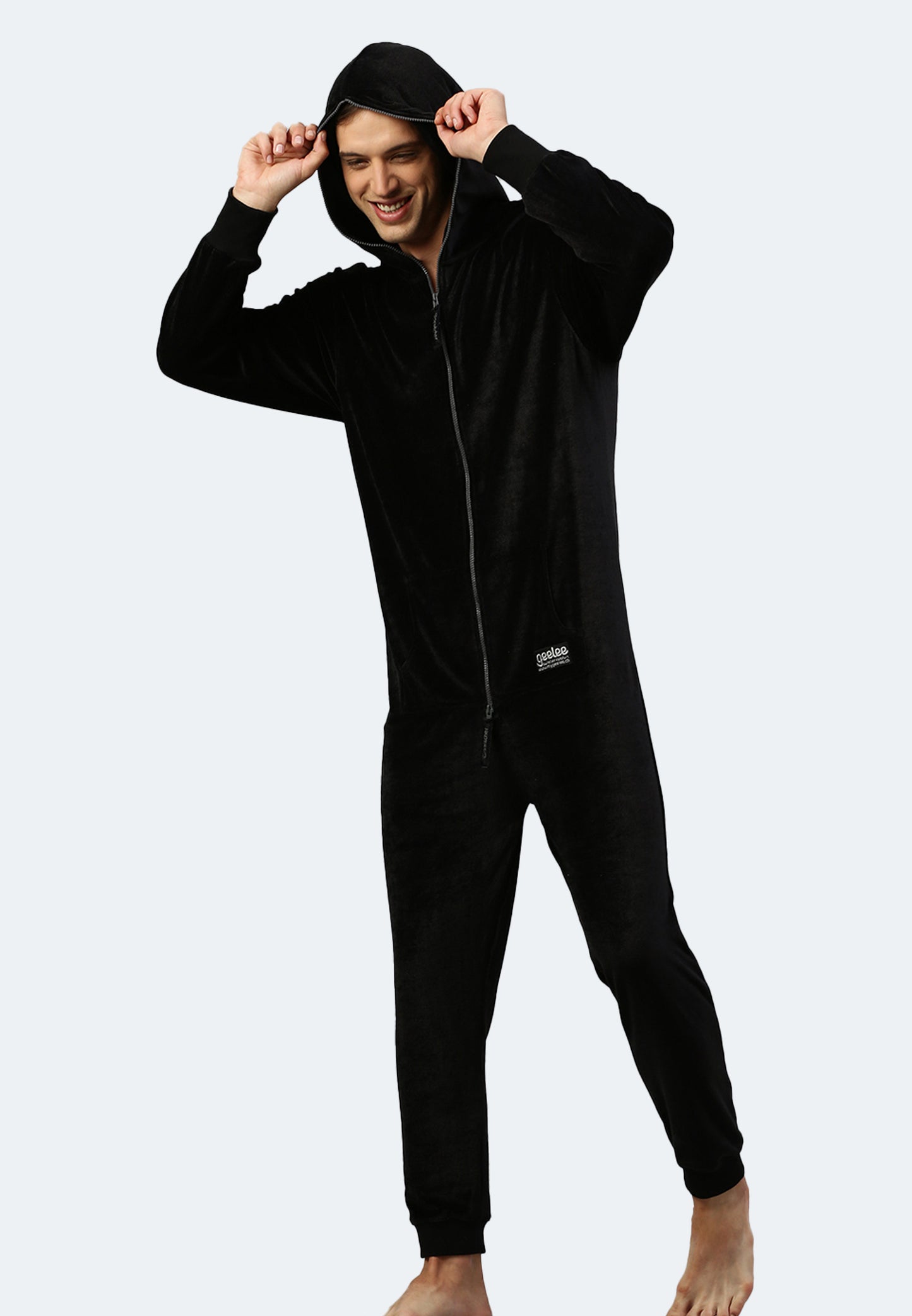 Tuta Switcher geeleevelvet colore/40 noir