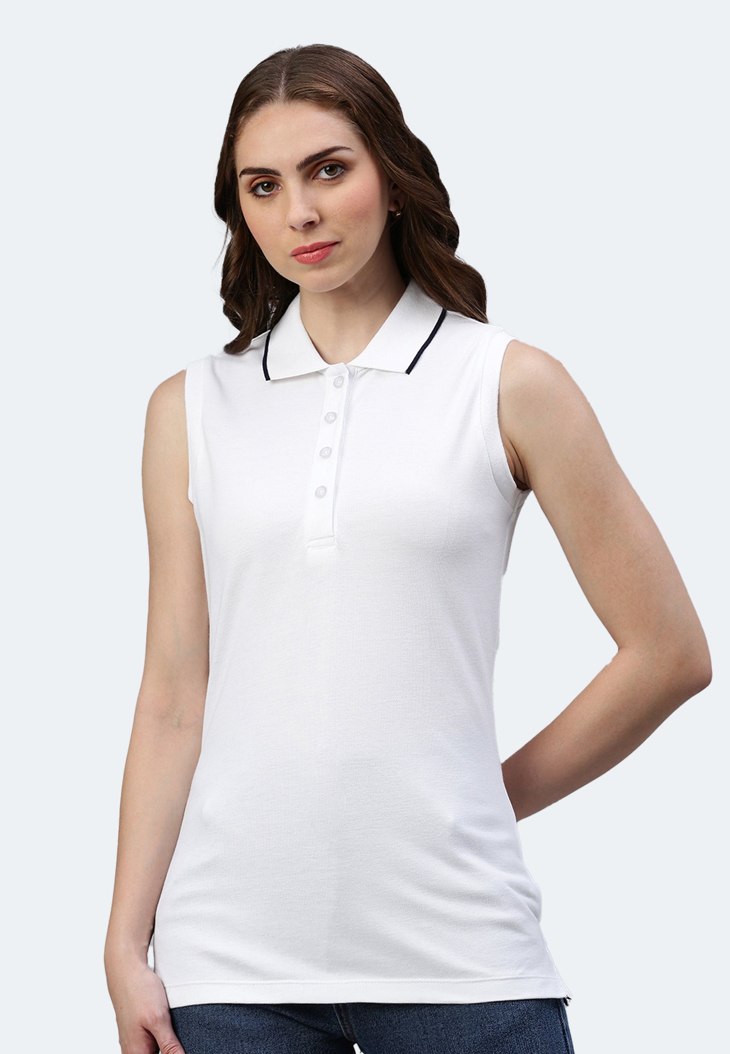 Polo Airtex senza maniche Gabriela