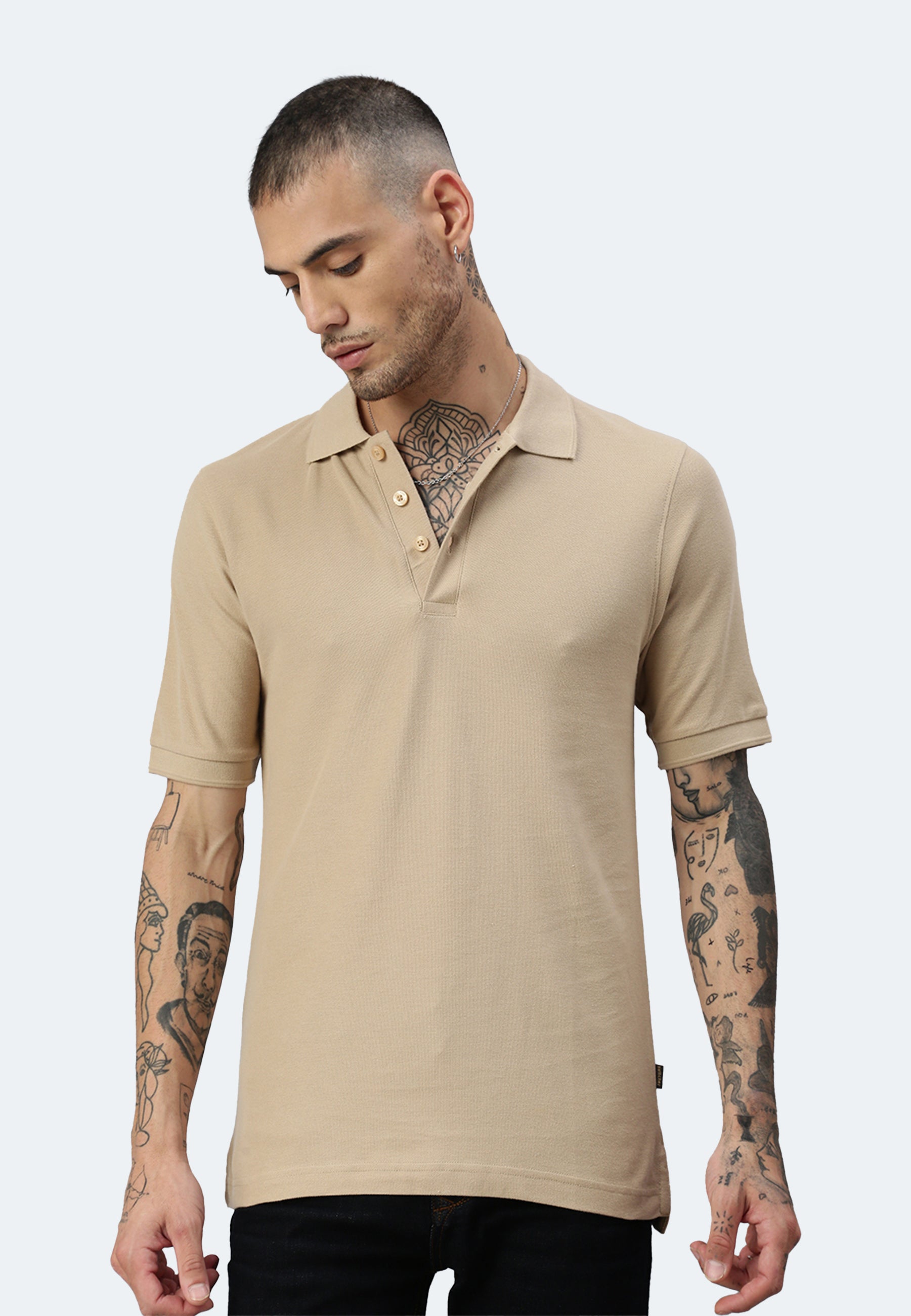 Switcher polo uomo john colore/amande