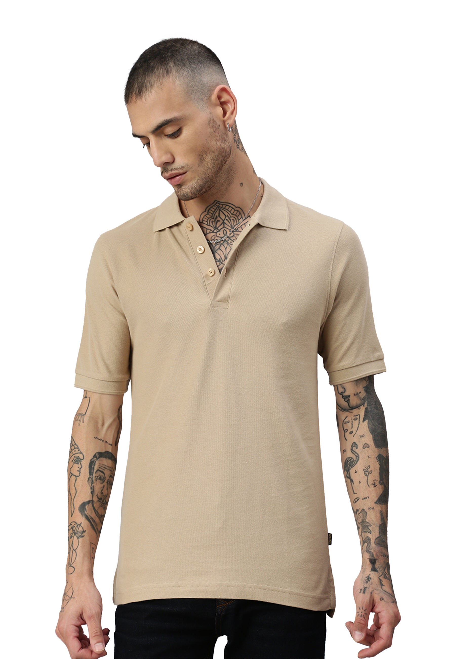 Switcher polo uomo john colore/amande