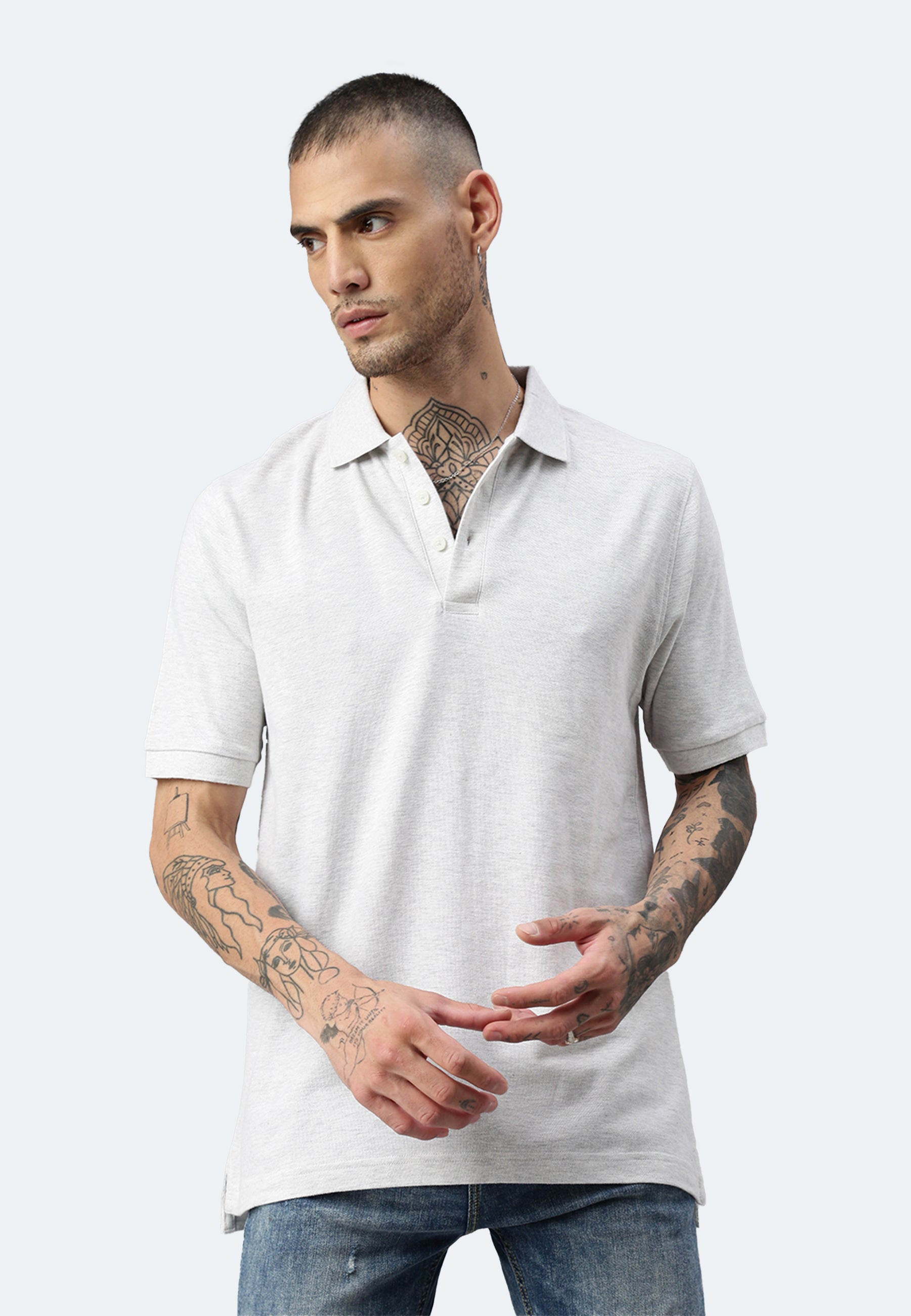 Switcher polo uomo john colore/blanc chine