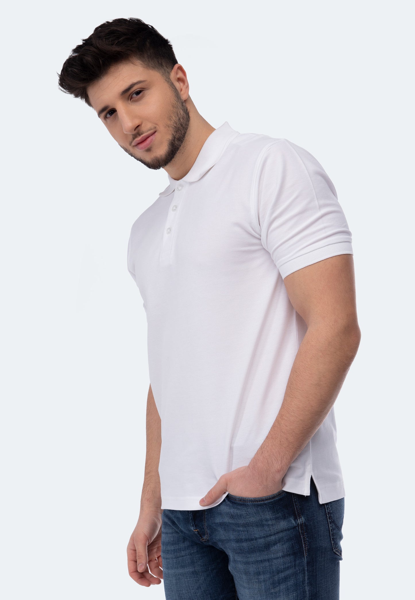 Polo uomo Switcher john colore/1 blanc