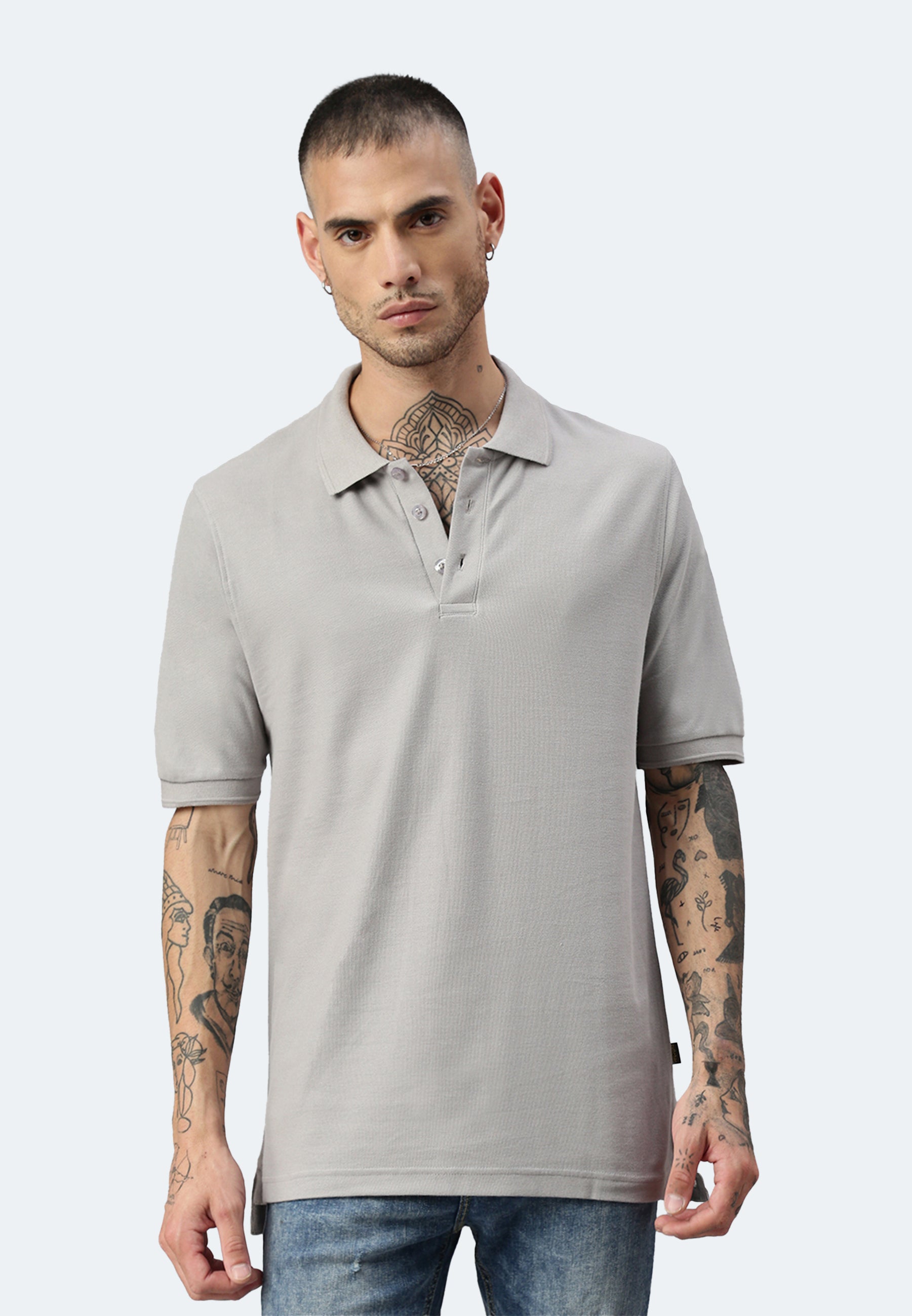 Switcher polo uomo john colore/grigio fonce