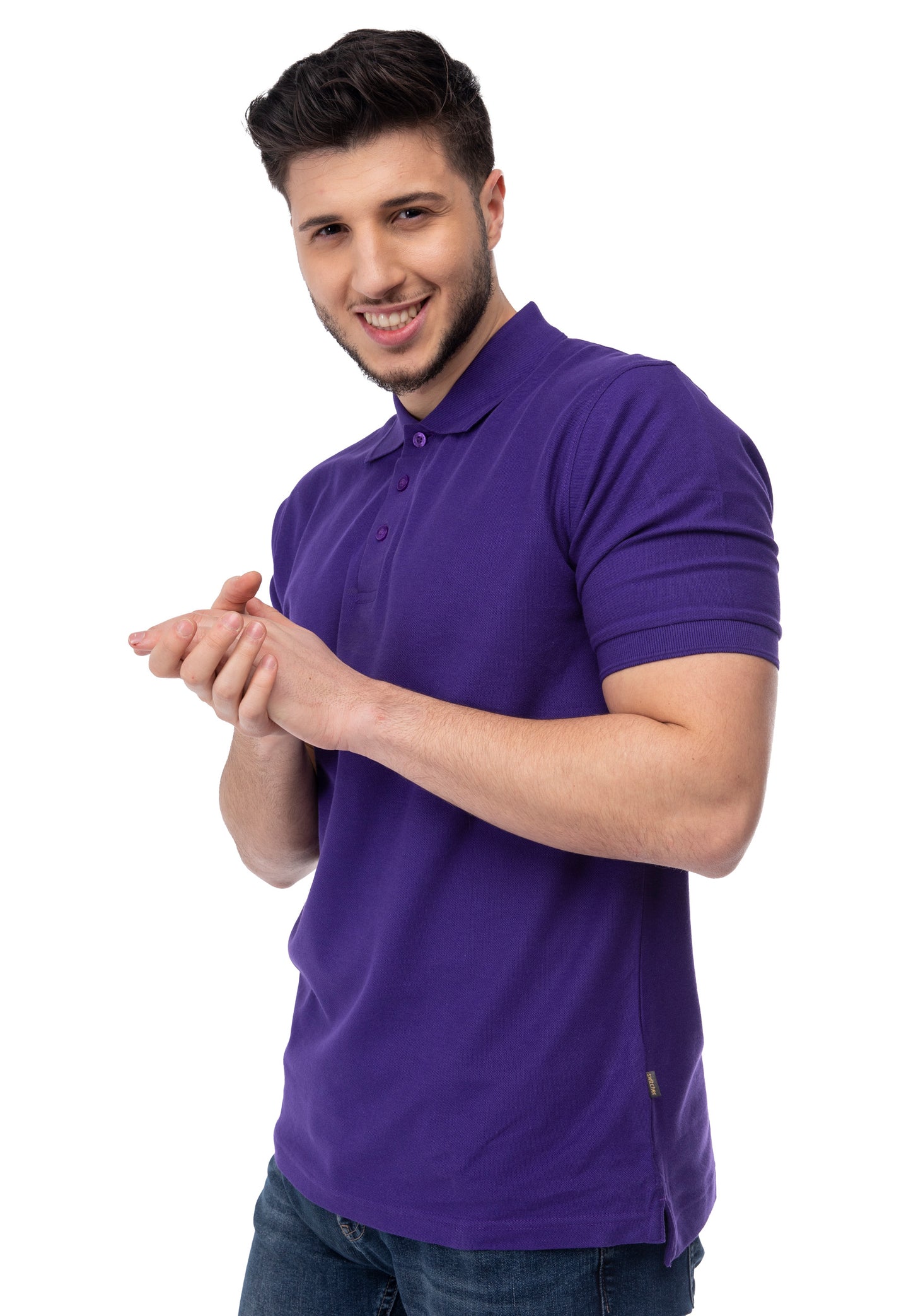Polo Switcher da uomo colore john/146 viola