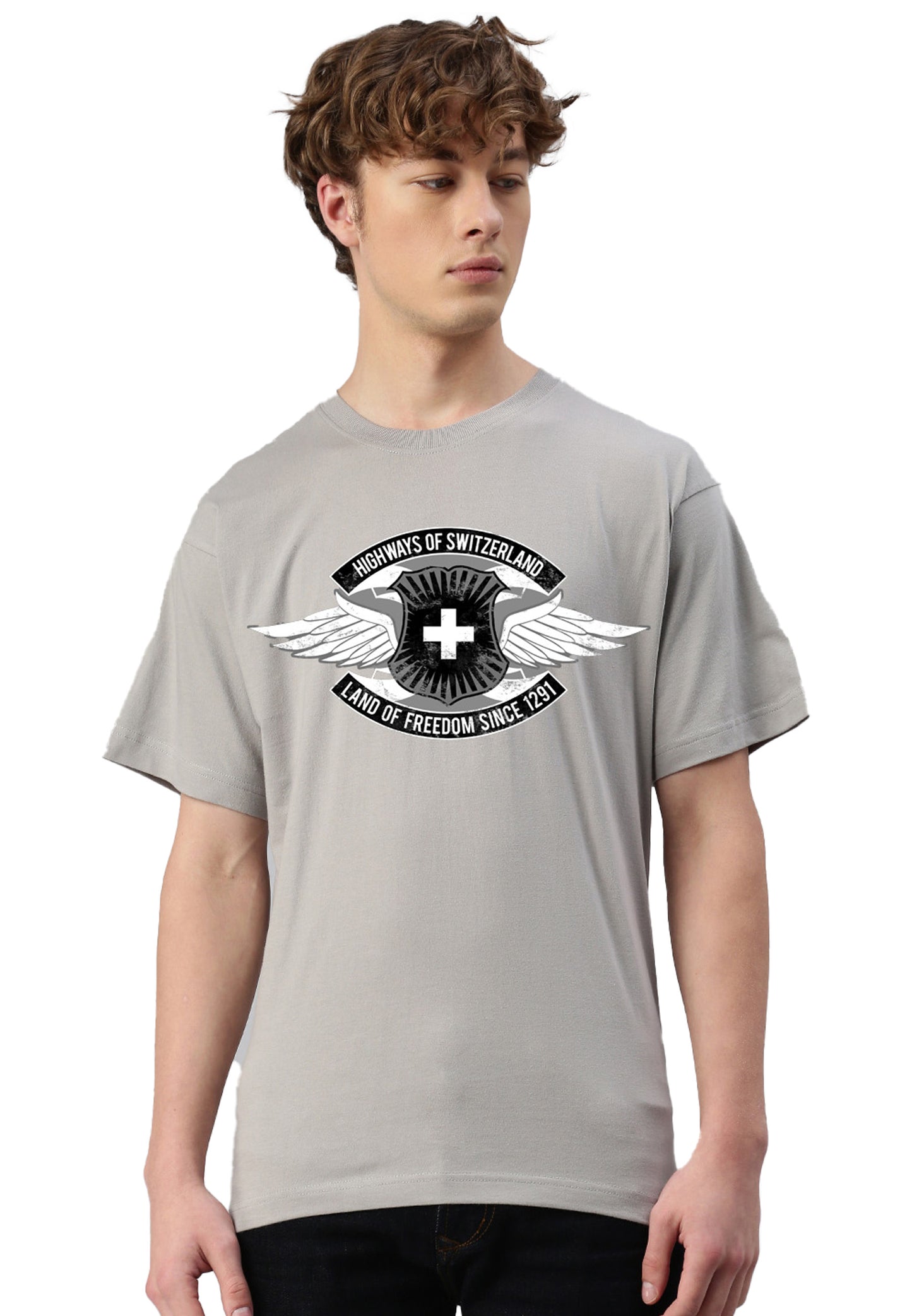 Camicia di commutazione Autostrade svizzere a colori/402 gris fonce