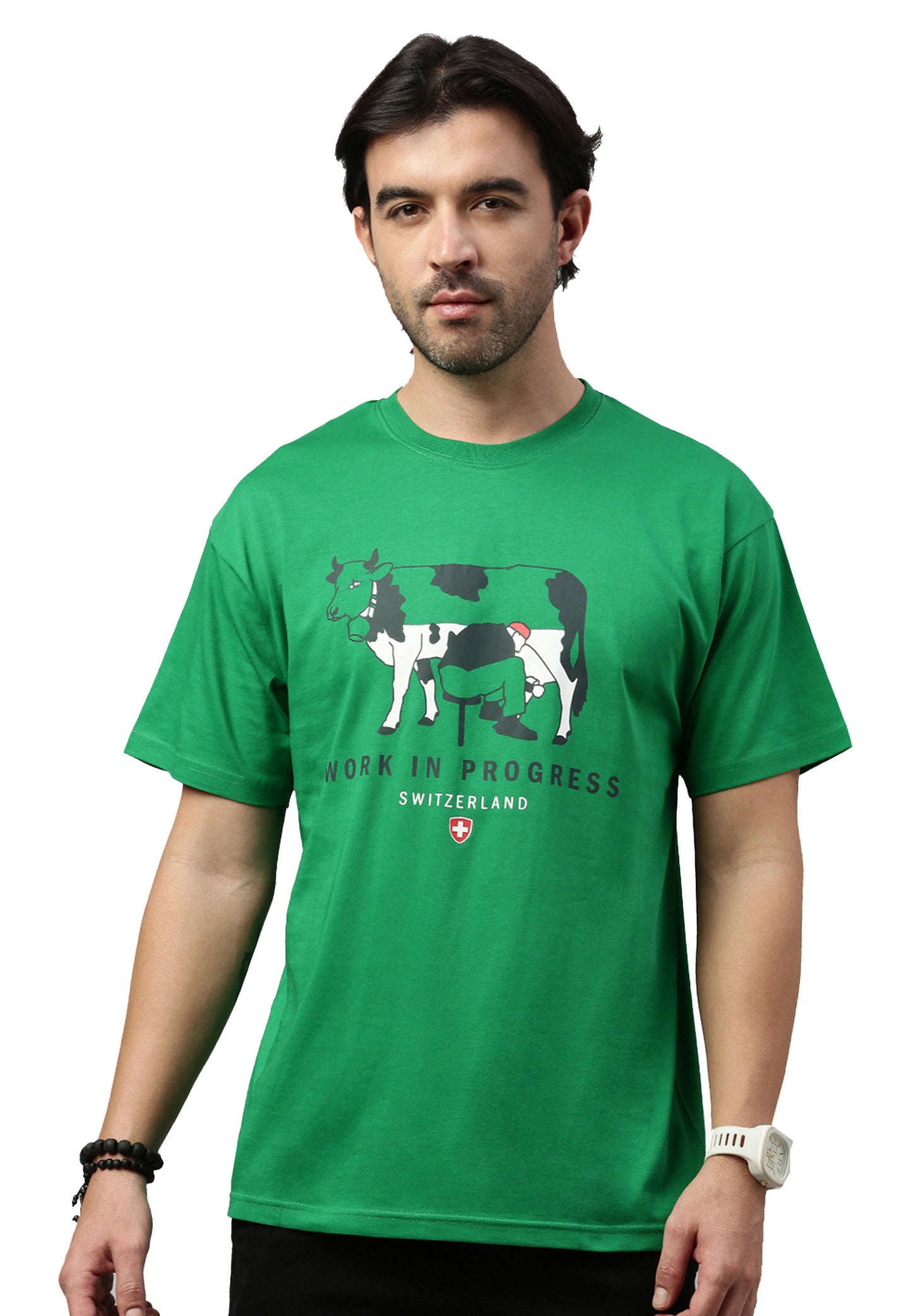 Camicia da commutatore in corso colore/31 verde