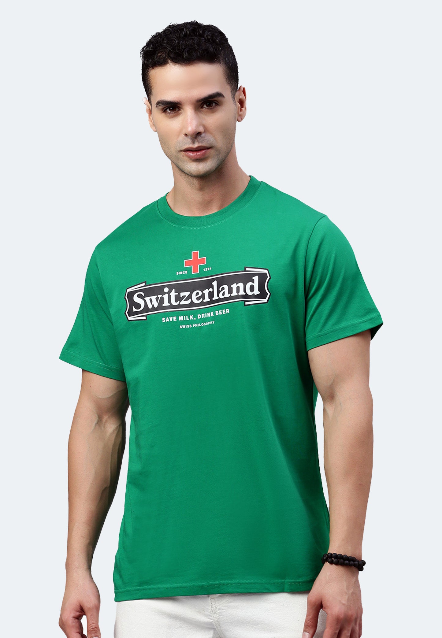 Camicia Switcher Svizzera colore birra/31 verde
