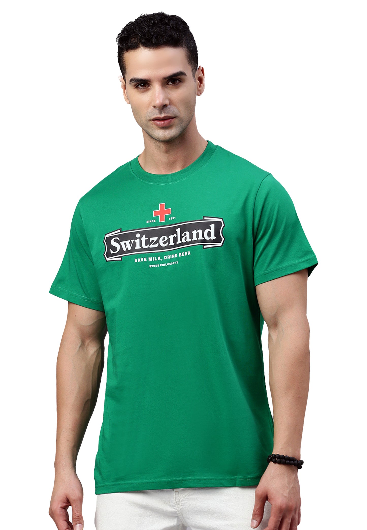 Camicia Switcher Svizzera colore birra/31 verde