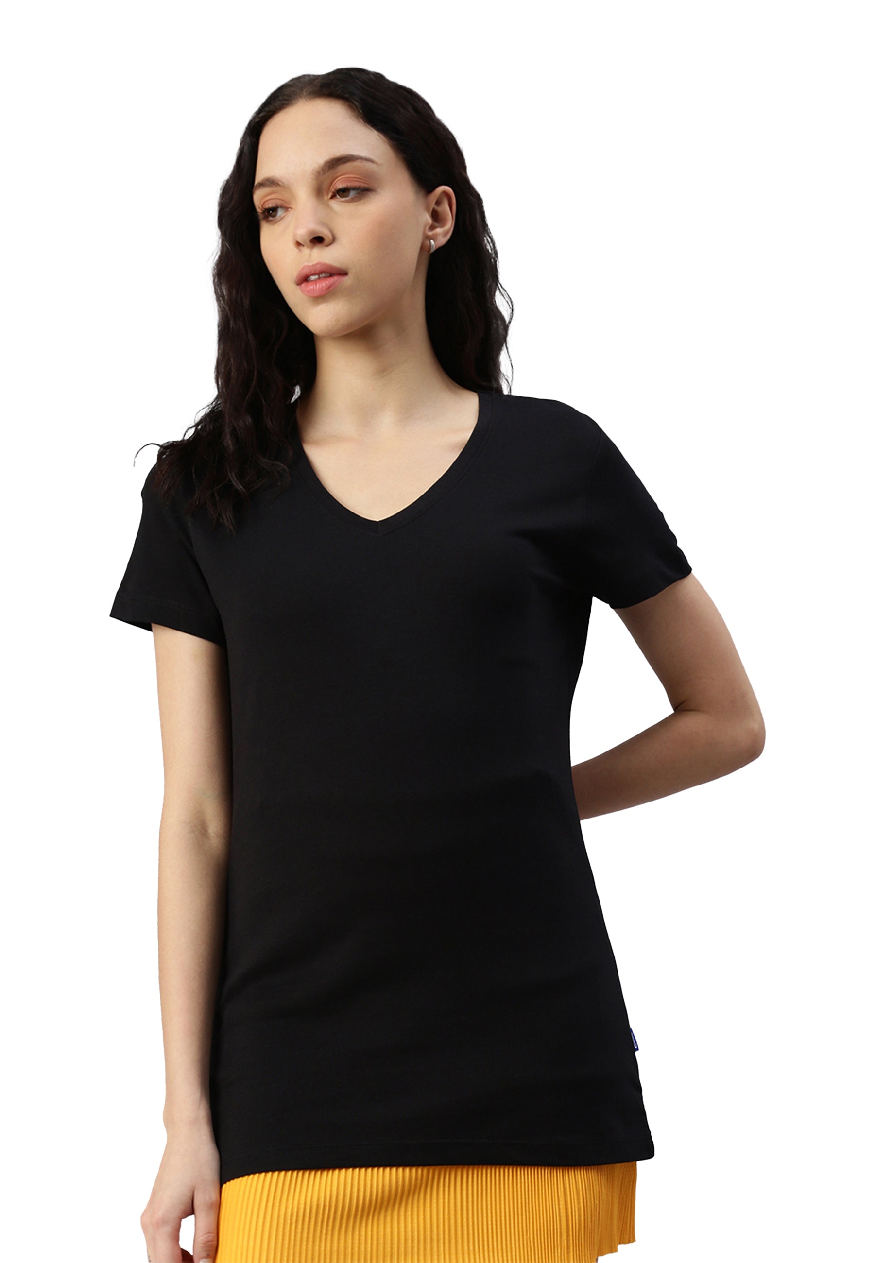 Maglietta donna con scollo a V Balena