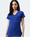 Maglietta donna con scollo a V Balena