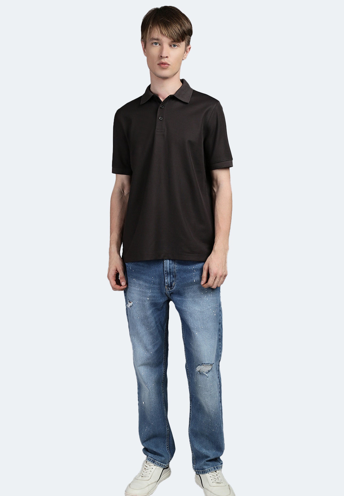 Switcher polo uomo sammy colore/410 arsenico