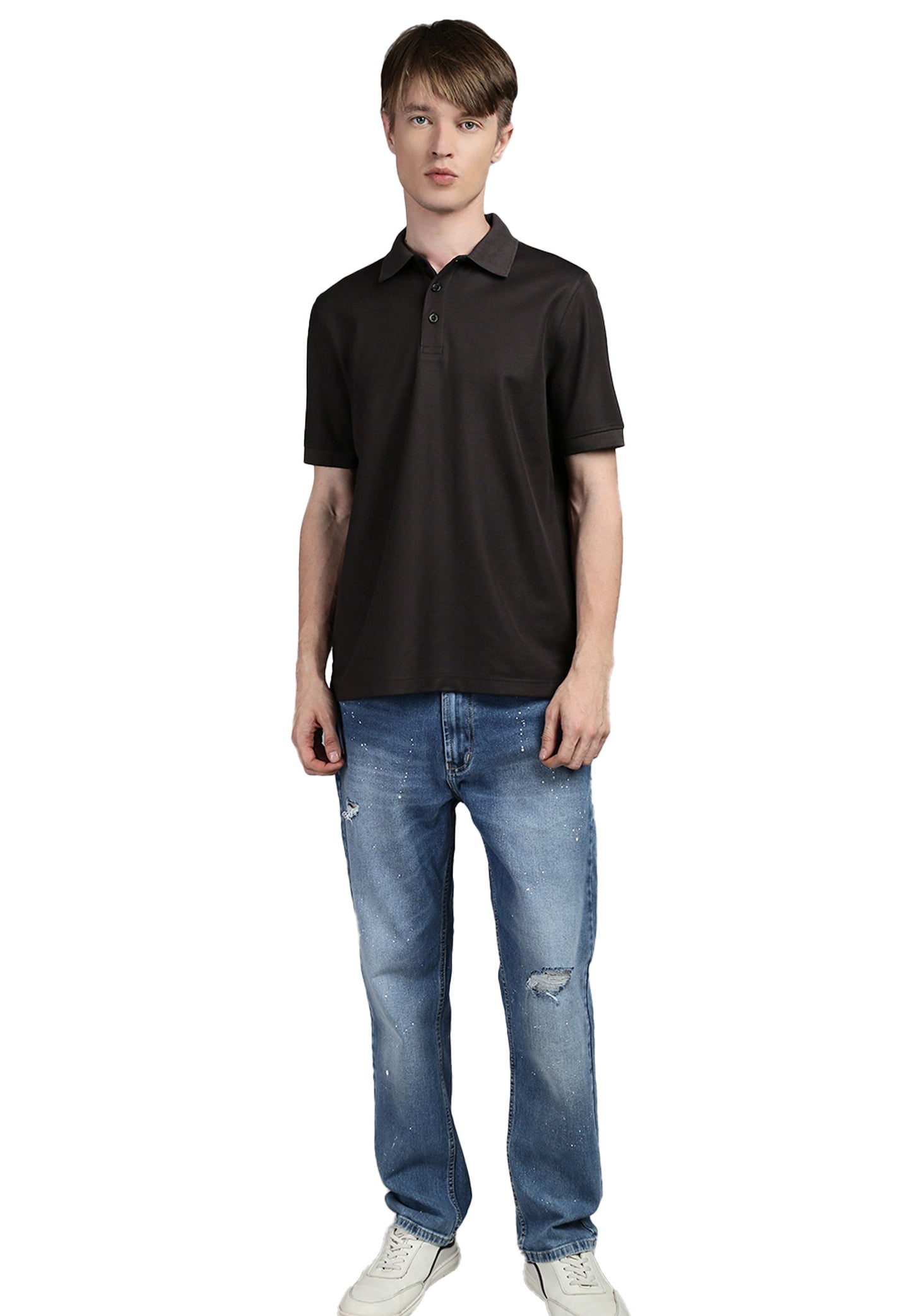 Switcher polo uomo sammy colore/410 arsenico