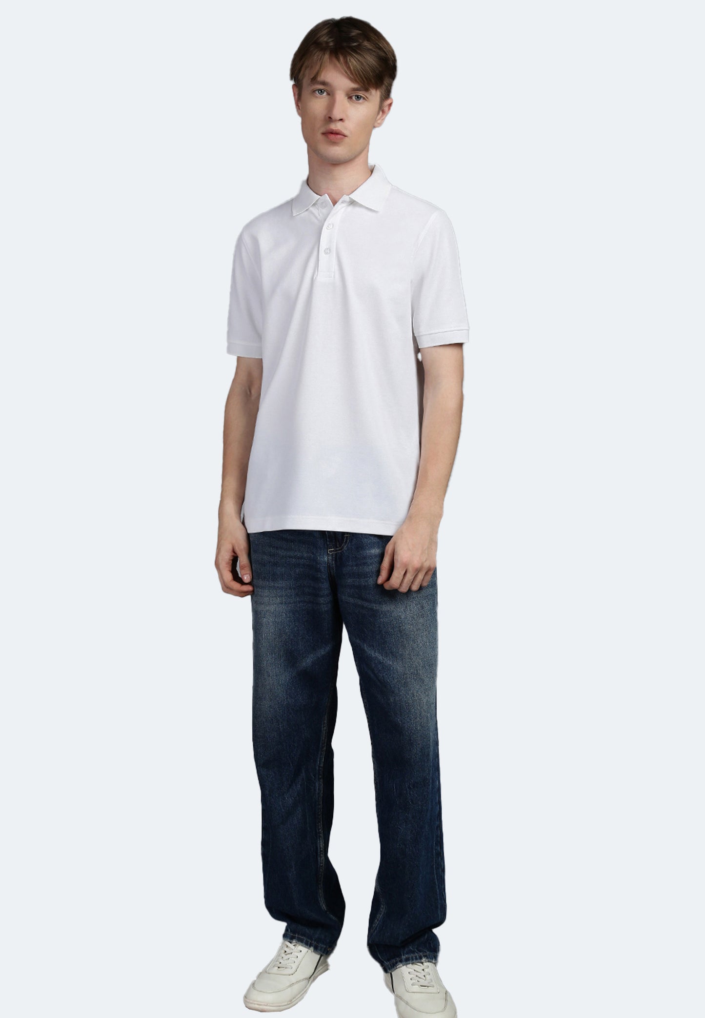 Switcher polo uomo sammy colore/1 blanc
