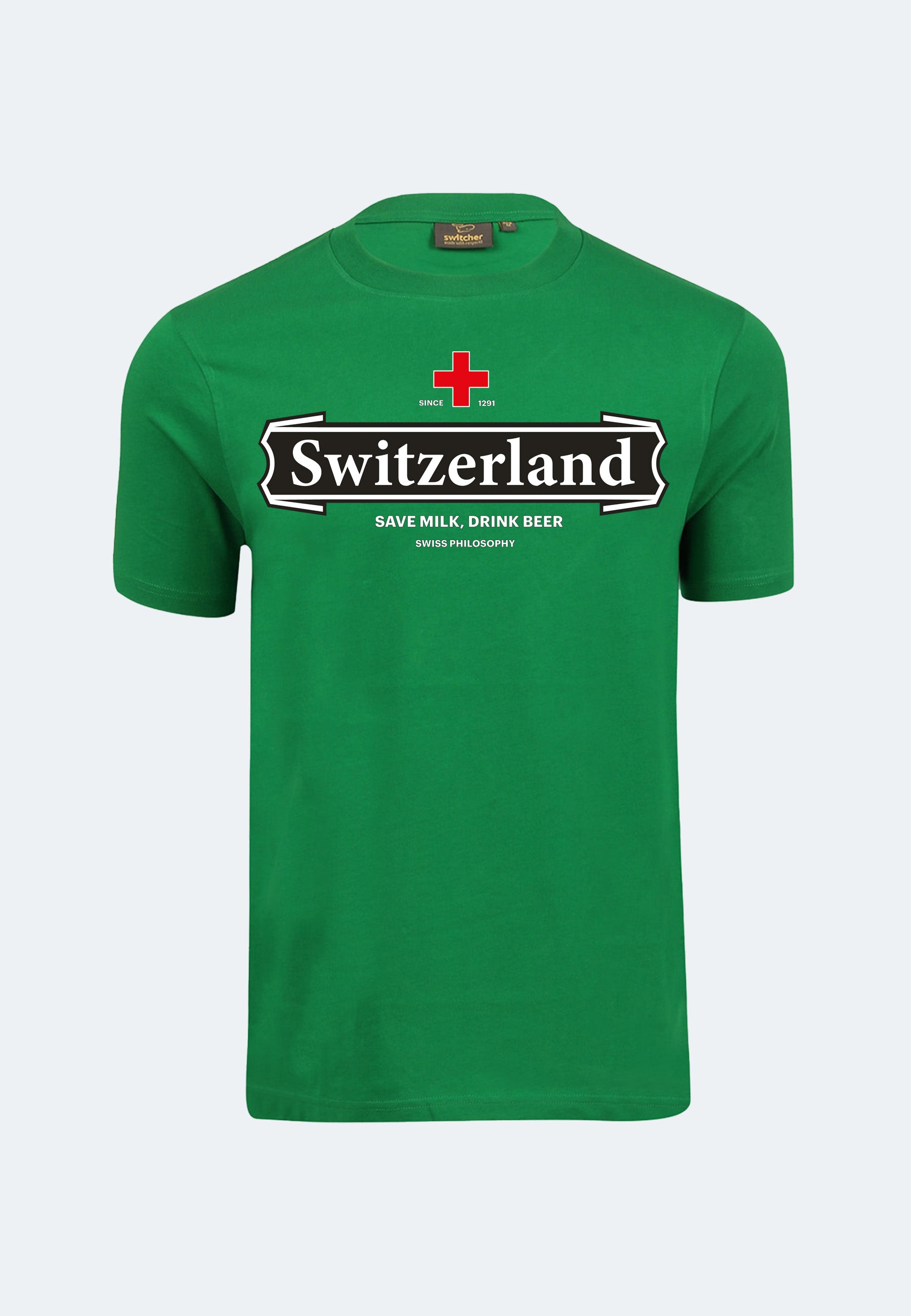 Camicia Switcher Svizzera colore birra/31 verde