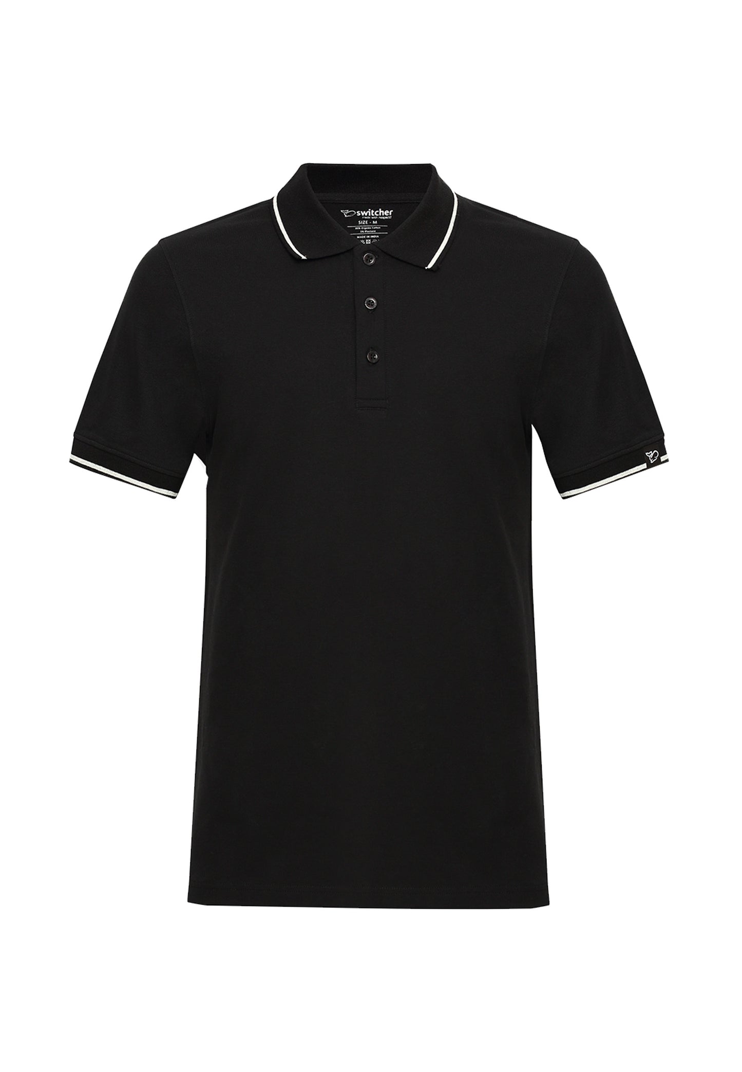 Polo a contrasto con elastan Ben